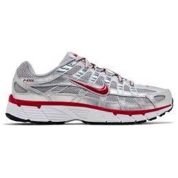 Nike P-6000 Metallic Silver Gym Red
