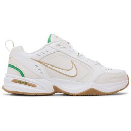 Nike Air Monarch 4 White Lucky Green Gold