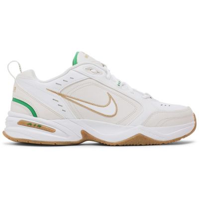 Nike Air Monarch 4 White Lucky Green Gold